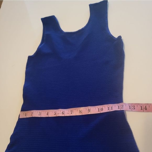 Claudia Pierlot Ribbed Sleeveless Tank Top Knit Dress - Picture 3 of 12